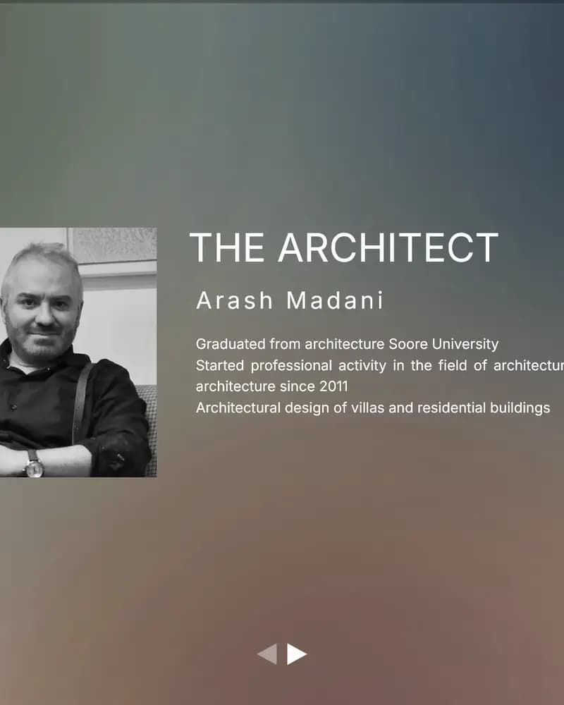 Arash Madani House — About the designer
