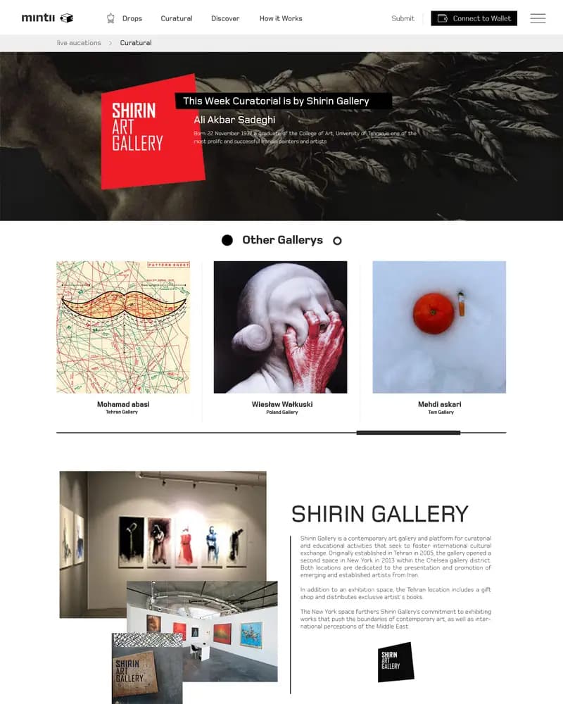 Mintii — Curatorial programme