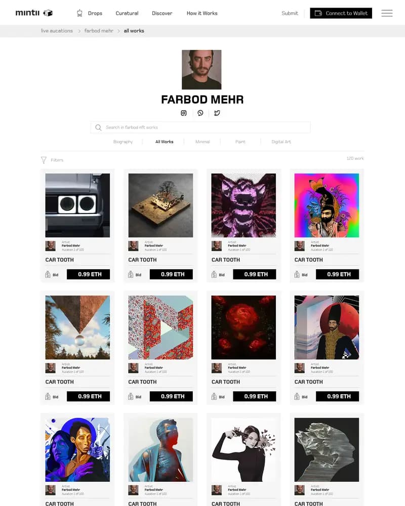 Mintii — Artist portfolio