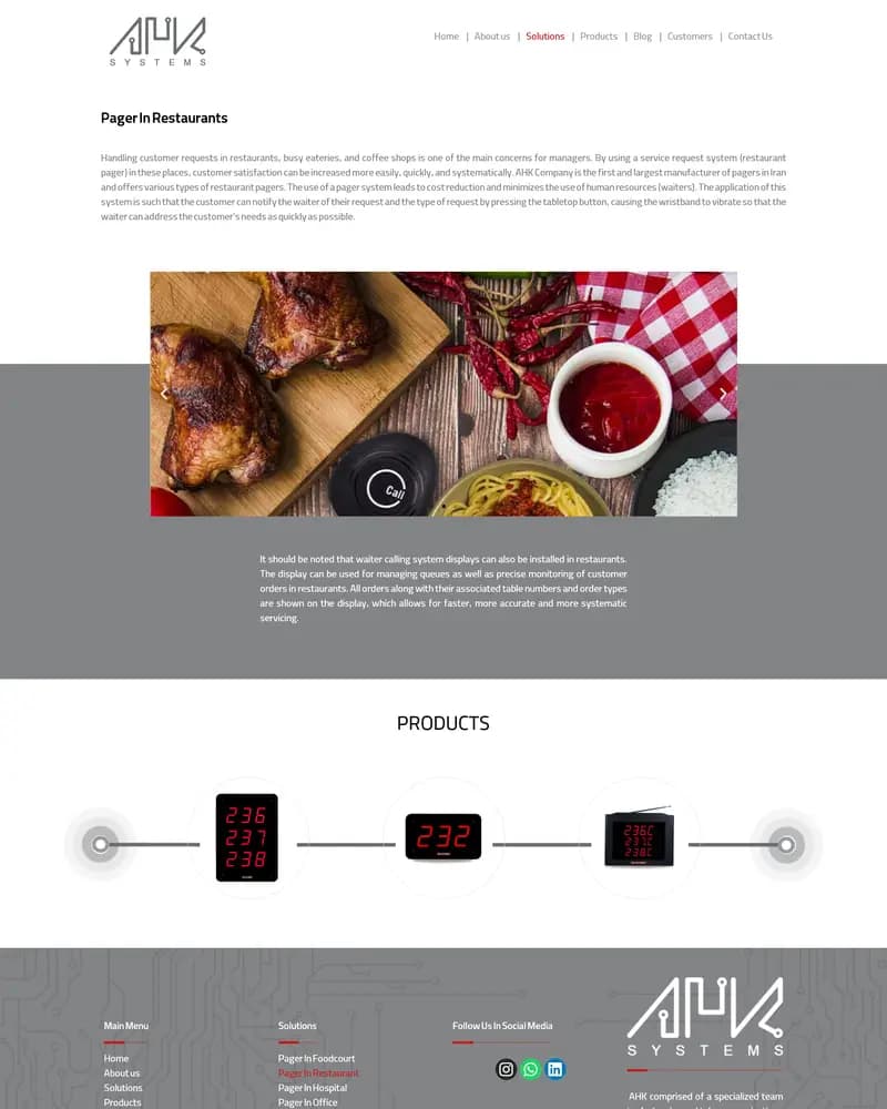 AHK Systems — Solutions by environment